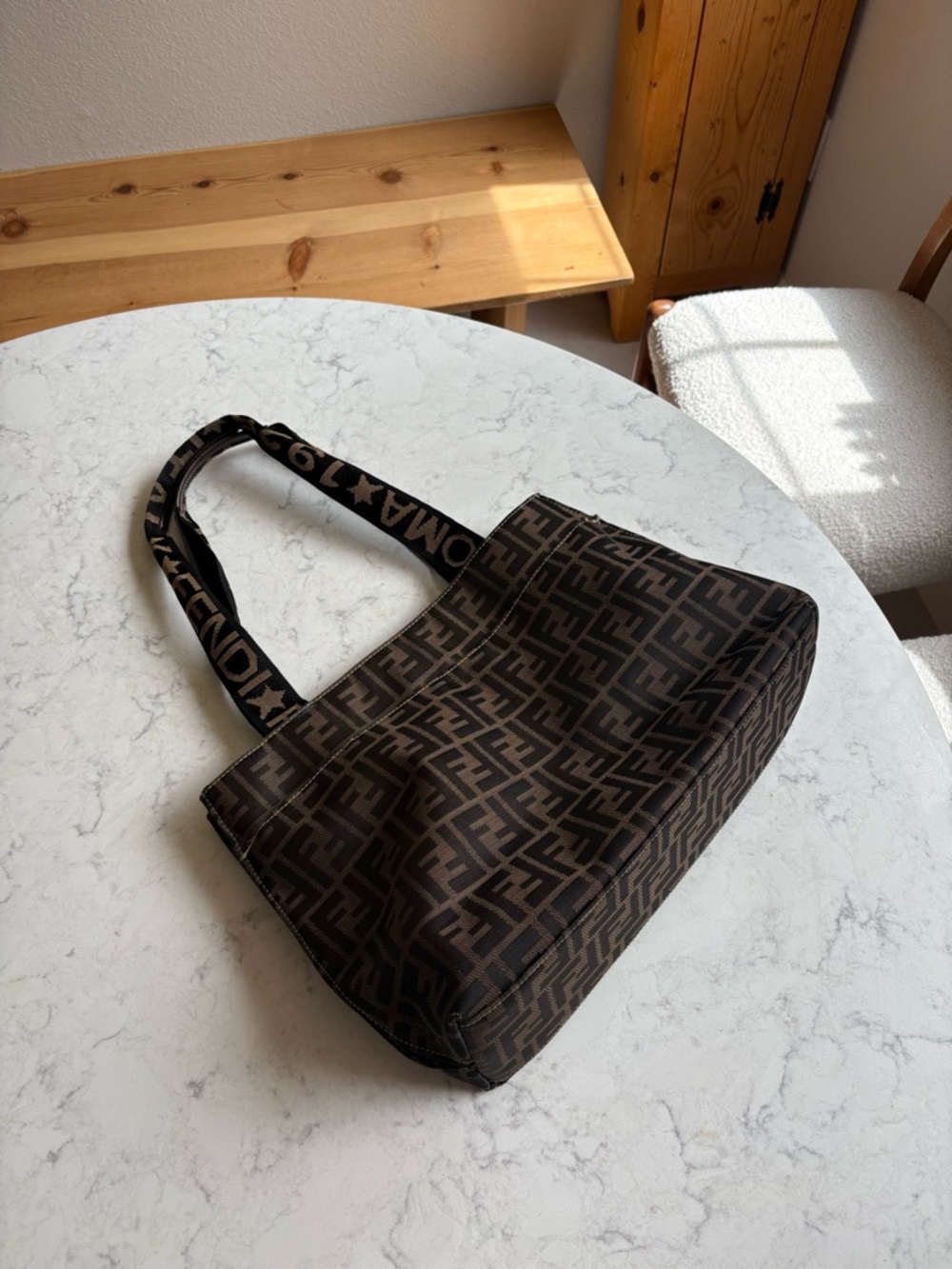 Vintage Fendi Tote Bag Logo - Picture 3 of 9